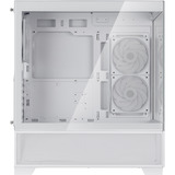 SilverStone Lucid 05 mini tower behuizing Wit | 2x USB-A | 1x USB-C | RGB | Tempered Glass