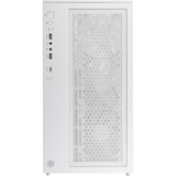 SilverStone Lucid 05 mini tower behuizing Wit | 2x USB-A | 1x USB-C | RGB | Tempered Glass