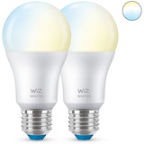 WiZ Lamp A60 E27 x2 ledlamp Wifi + Bluetooth protocol, 2 stuks