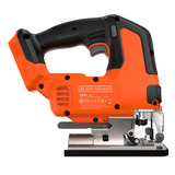 BLACK+DECKER BLCJS78N-XJ 18V Decoupeerzaag Zwart/oranje, Accu en oplader niet inbegrepen