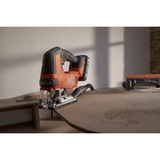 BLACK+DECKER BLCJS78N-XJ 18V Decoupeerzaag Zwart/oranje, Accu en oplader niet inbegrepen