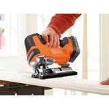 BLACK+DECKER BLCJS78N-XJ 18V Decoupeerzaag Zwart/oranje, Accu en oplader niet inbegrepen