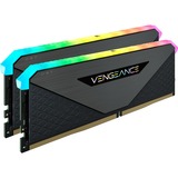 Corsair Vengeance RGB RT 32 GB DDR4-3200 (2x 16 GB) werkgeheugen Zwart, CMN32GX4M2Z3200C16, XMP 2.0