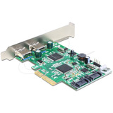 DeLOCK PCI Express x4 Card > 2 x external USB 3.0 + 2 x internal SATA 6 Gb/s controller 