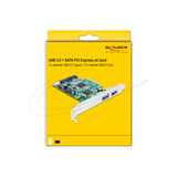 DeLOCK PCI Express x4 Card > 2 x external USB 3.0 + 2 x internal SATA 6 Gb/s controller 