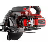 EINHELL Professional Accu Handcirkelzaag TP-CS 18/165 Li BL - Solo Rood/zwart, Power X-Change, Accu en oplader niet inbegrepen