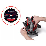 EINHELL Professional Accu Handcirkelzaag TP-CS 18/165 Li BL - Solo Rood/zwart, Power X-Change, Accu en oplader niet inbegrepen