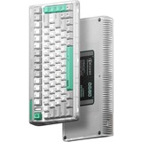 Iqunix OG80 Wormhole Wireless Mechanical Keyboard Grijs, US lay-out (QWERTY), Cherry MX Red, 80% (TKL)	, RGB leds, Hot-swappable, PBT, 2.4GHz | Bluetooth 5.1 | USB-C