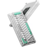 Iqunix OG80 Wormhole Wireless Mechanical Keyboard Grijs, US lay-out (QWERTY), Cherry MX Red, 80% (TKL)	, RGB leds, Hot-swappable, PBT, 2.4GHz | Bluetooth 5.1 | USB-C