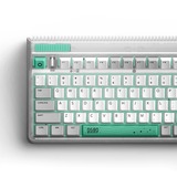 Iqunix OG80 Wormhole Wireless Mechanical Keyboard Grijs, US lay-out (QWERTY), Cherry MX Red, 80% (TKL)	, RGB leds, Hot-swappable, PBT, 2.4GHz | Bluetooth 5.1 | USB-C