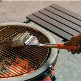 Kamado Joe Krafted Stalen Grillborstel grillreinigingsborstel Rood