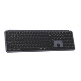 Keychron B6 Pro-K1 toetsenbord Zwart, US lay-out (QWERTY), Scissor switches, 100%, ABS, 2.4 GHz | Bluetooth 5.2 | USB-C