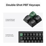 Keychron K4 Ultra 8K Wireless Custom Mechanical Keyboard Zwart, US lay-out (QWERTY), Keychron Apex Brown, 96%, RGB leds, OSA Double-shot PBT, USB-C | 2.4 GHz | Bluetooth 5.2