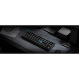 Keychron Q6 Ultra-M1 8K Wireless Custom Mechanical Keyboard Zwart, US lay-out (QWERTY), Keychron Silk POM Red, 100%, RGB, Hot swap, 8K, 2.4 GHz / Bluetooth 5.2 / USB-C