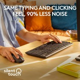 Logitech MK295 Silent Wireless Keyboard and Mouse Combo desktopset Zwart, US-International lay-out (QWERTY), 100%