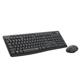 Logitech MK295 Silent draadloze desktopset Zwart, US-International lay-out (QWERTY), 100%