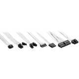 Sharkoon Rebel P20 850 White voeding  Wit, 4x PCIe, 1x 12VHPWR, Kabelmanagement