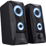 Trust GXT 606 Javv RGB Verlichte 2.0 Speakerset pc-luidspreker Zwart