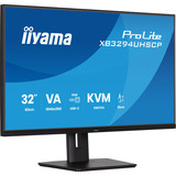 iiyama ProLite XB3294UHSCP-B1 31.5" 4K UHD gaming monitor Zwart, HDMI, DisplayPort, USB-C, LAN, Audio
