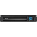 APC Smart-UPS SMC1000I-2UC Noodstroomvoeding ups Zwart, 4x C13, USB, Rack Mountable, SmartConnect, 1000VA