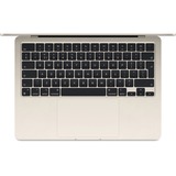 Apple MacBook Air 2024 13" (MRXT3N/A) laptop Sterrenlicht | M3 8 Core | 8-Core GPU | 8 GB | 256 GB SSD