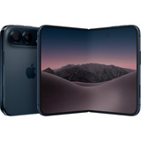Apple iPhone Duo foldable smartphone Donkerblauw | 1 TB | iOS 27 | Dual-eSIM