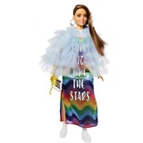 Barbie Extra #9 - Blue Ruffled Jacket with Pet Crocodile Pop 