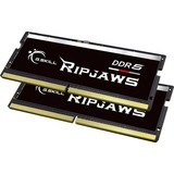 G.Skill 64 GB DDR5-5600 Kit laptopgeheugen Zwart, F5-5600S4040A32GX2-RS, Ripjaws, XMP