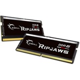 G.Skill 64 GB DDR5-5600 (2x 32 GB) Kit laptopgeheugen Zwart, F5-5600S4040A32GX2-RS, Ripjaws, XMP