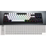 Hator Rockfall 3 TKL Wireless, gaming toetsenbord Wit, US lay-out, HATOR Aurum Orange, RGB, PBT keycaps, Hotswap, 2.4 GHz / Bluetooth / USB-C