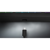 Hator Rockfall 3 TKL Wireless, gaming toetsenbord Wit, US lay-out, HATOR Aurum Orange, RGB, PBT keycaps, Hotswap, 2.4 GHz / Bluetooth / USB-C