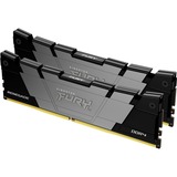 Kingston FURY Renegade 32 GB DDR4-4000 (2x 16 GB) werkgeheugen Zwart, KF440C19RB12K2/32, XMP 2.0