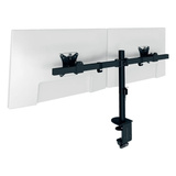 Leitz Ergo Slim Dubbele Monitorarm Zwart