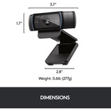 Logitech HD Pro Webcam C920 Zwart