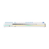 MCHOSE K99 Sky Blue Icy Creamsicle Wireless Gasket Mount Mechanical RGB toetsenbord Wit, US lay-out (QWERTY), Kailh Box Icy Creamsicle, RGB, Hot swap, Double-Shot PBT, draadloos | Bluetooth | USB-C