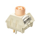 MCHOSE K99 Sky Blue Icy Creamsicle Wireless Gasket Mount Mechanical, toetsenbord Wit/lichtblauw, US lay-out, Kailh Box Icy Creamsicle, 98%, RGB, Hot swap, Double-Shot PBT, draadloos / Bluetooth / USB-C