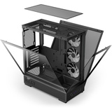 NZXT S5 RGB midi tower behuizing Zwart | 2x USB-A | 1x USB-C | RGB | Tempered Glass