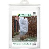 Nature Winterafdekhoes met koord, 50 g/m² afdekking Wit, 3 x Ø 50 cm