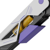 Neomounts ACE gaming DS70-256BL1 Gaming monitorarm Paars/zwart, Gasveer, Topfix, 180°-stop