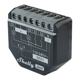 Shelly 2PM Gen4 relais Zwart, Bluetooth, Wifi