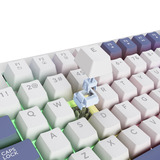 Trust GXT 872 Xyra Mechanisch TKL-gamingtoetsenbord Wit, US lay-out (QWERTY), Leobog Seiya, 80% (TKL)	, RGB, hot swap