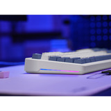 Trust GXT 872 Xyra Mechanisch TKL-gamingtoetsenbord Wit, US lay-out (QWERTY), Leobog Seiya, 80% (TKL)	, RGB, hot swap