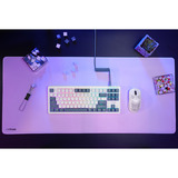 Trust GXT 872 Xyra Mechanisch TKL-gamingtoetsenbord, gaming toetsenbord Wit, US lay-out, Leobog Seiya, 80% (TKL), RGB, hot swap