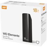 WD Elements Desktop, 18 TB externe harde schijf Zwart, WDBWLG0180HBK-EESN, Micro-USB-B 3.2 (5 Gbit/s)