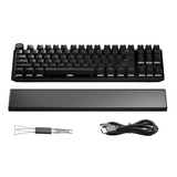 be quiet! Light Mount TKL RGB mechanisch gaming toetsenbord Zwart, US lay-out (QWERTY), be quiet! Silent V2 Black Tactile, 80% (TKL)