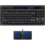 8BitDo Retro 87 Mechanical Keyboard - Mecha BREAK, gaming toetsenbord Zwart/blauw, US lay-out, Kailh Box Jellyfish Pro Glaze, TKL, ABS keycaps, Hot-swap, Bluetooth LE 5.0, Wireless 2.4GHz, USB