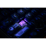 8BitDo Retro 87 Mechanical Keyboard - Mecha BREAK, gaming toetsenbord Zwart/blauw, US lay-out, Kailh Box Jellyfish Pro Glaze, TKL, ABS keycaps, Hot-swap, Bluetooth LE 5.0, Wireless 2.4GHz, USB