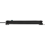 Brennenstuhl Premium-Line stekkerdoos 6-voudig met USB C PD 30W en USB A 18W stekkerdoos Zwart, 1x USB-A, 1x USB-C