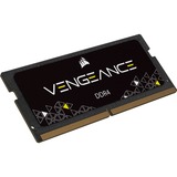 Corsair 64 GB DDR4-3200 Kit laptopgeheugen Zwart, CMSX64GX4M2A3200C22, Vengeance