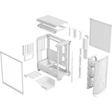 Fractal Design Meshify 3 RGB midi tower behuizing Wit | 2x USB-A | 1x USB-C | RGB | Tempered Glass